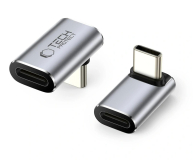 Tech-Protect ULTRABOOST AA02 ANGLE ADAPTER TYPE-C GREY - 1600756 - zdjęcie 1